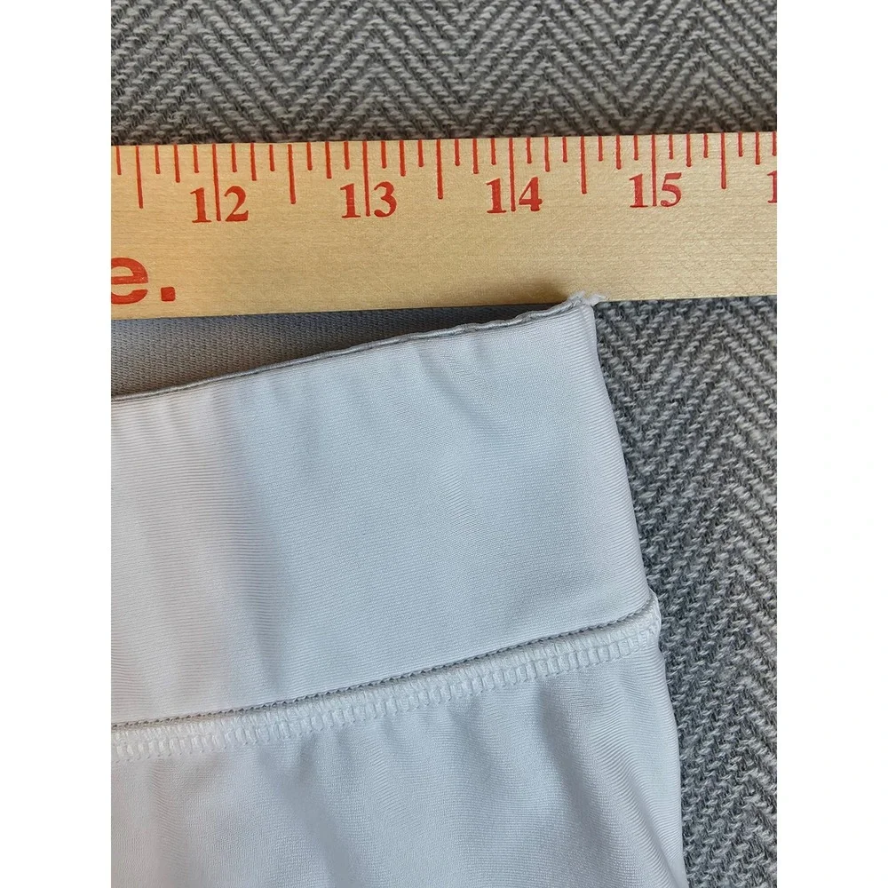 DSG Womens Compression Shorts White Size Large Athletic Spandex Training Sporty